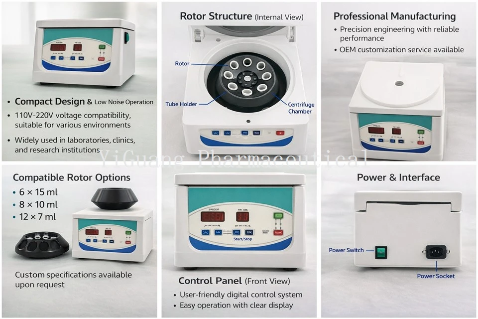 TD-4PRP PRP Centrifuge Machine For Blood Separation 4000rpm PPP Centrifuge For Aesthetic Clinic And Laboratory factory